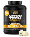 אבקת חלבון שרירית Whey (Vanilla Cream, 5LB) - Nitro-Tech Whey חלבונים Isolate Smoothie Mix for Leanשרירים & Recovery - 24g של Whey Gold for Women & Men - Packaging May Vary Vary
