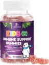 Immune תומך חניכיים לילדים עם ויטמין C, Zinc & Echinacea - ילדים של בריאות עתון Immune תמיכה תוספת מסטיקמי, ימי 4 ומעלה, ויטמין של Natures Kid Gluten-Free & non-GMO - 120 מסטיק
