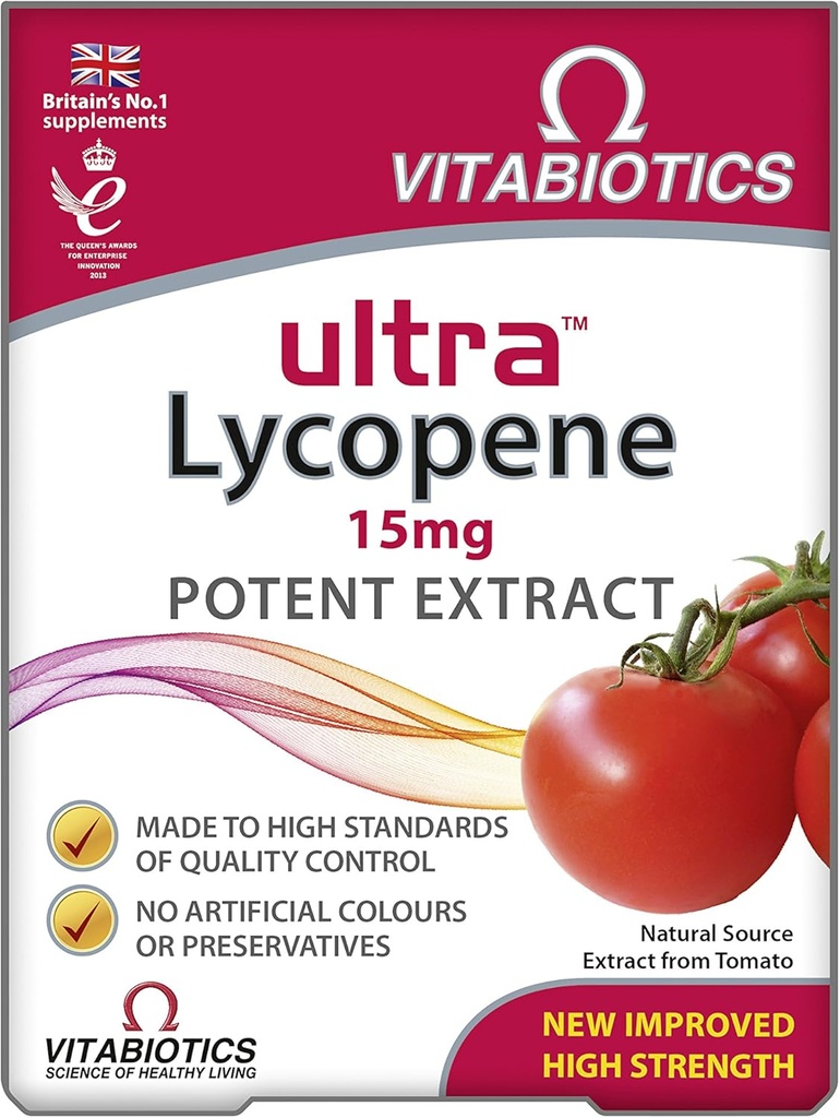 Ultra Lycopene Tablets - חבילה של 30 טבליות