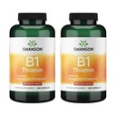 ויטמין ברונסון B1 (Thiamin) - מקדם מטבוליזם בריא ומספק תמיכה באנרגיה - תוסף ויטמין טבעי תומך אופטימוסם עצבי תפקוד - (250 קפסולות, 100 מ"ג כל) (2 Pack)