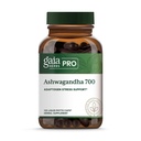 GAIA HERBS PRO Ashwagandha 700 - תוספת תמיכה בריאה של Immune * - Single-Herb Formula with Organic Ashwagandha - טבעוני, Gluten-Free - 120 Phyto-Caps נוזלי (60 משרתים)
