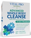 Vital Pro Naturals - Advanced Whole Body ניקויse with Milk Thistle, Magnesium, Cape Aloe, and Herbs for Occasional Constipation and Healthy Elimination, 2 חלק 14 Kit, 56 קפסולות