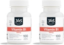 365 על ידי Whole Foods Market, ויטמין B1 100Mg, 100 טבליות (Pack of 2)