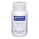 טהור Encapsulations NSK-SD - 100 מ"ג Nattokinase - עבור נורמלי דם Circulation - תמיכה פעילות Fibrinolytic * - Gluten Free & non-GMO - 60 קפסולות