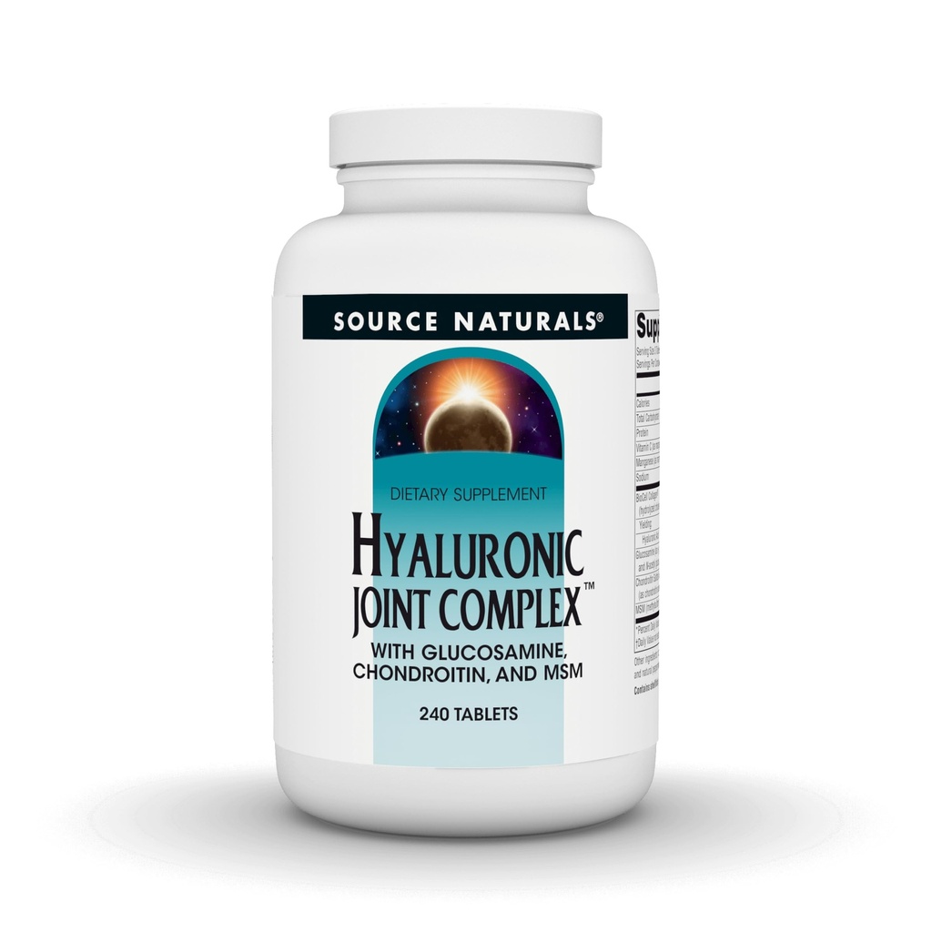 מקור Naturals Hyaluronic Joint Complex with Glucosamine, Chondroitin & MSM תוספת כוח - 240 טבליות