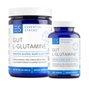 Essential Stacks L-Glutamine Home & Away Bundle - L Glutamine אבקת & קפסולות