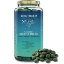 NaturalZing - 100% Pure Organic Spirulina טבליות | Non-GMO | Daily Greens | טבעוני Superfood חלבונים & Antioxidant Support - Rich in Phycocyanin, Beta Carotene & Iron - 2000 טבליות (16 oz Bulk Pack)