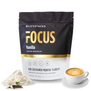 Focus Coffee Creamer for Energy & Clarity - אבקת MCT + Nootropics + Fitogens - Boost Productivity Without Jitters or Crash - Keto, טבעוני, 0 סוכר - עם טאורין, L-Tyrosine, Rhodiola