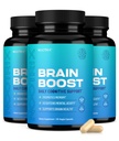 Nootrix Brain Boost Nootropic תוסף | תמיכה בזיכרון, מיקוד נפש, בריאות קוגניטיבית ואנרגיה | קידום בריאות Mood & Brain function