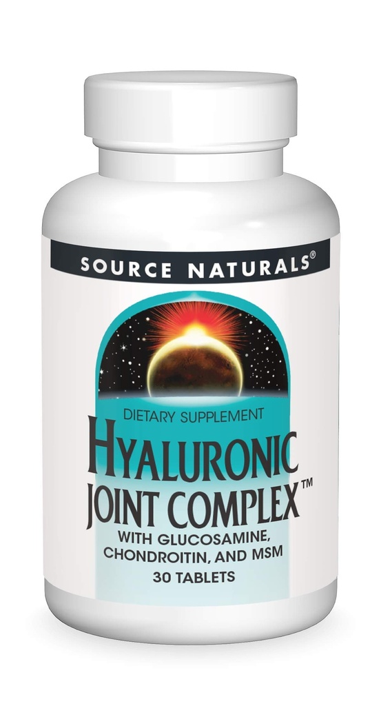 מקור Naturals Hyaluronic Joint Complex with Glucosamine, Chondroitin & MSM - 30 טבליות