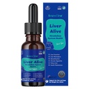 Liver Alive Metabolism System Health for Dogs and Cats - Function, Fatty, Detox, Chronic Hepatitis with SILIPHOS®, TUDCA, אותו טבעוני בייקון פלמור (60 מ"ל)