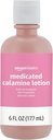 יסודות Medicated Calamine Anti-Itch Lotion, Analgesic Skin Protectant, 6 Fluid Ounce, 1-Pack (לשעבר Solimo)