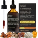 בלגן No.1-6 Mushroom Tincture Reishi, Chaga, Lions Mane, טורקיה Tail, Cordyceps, & Shiitake, תמיכה טבעית Immunity Booster, להגדיל את האנרגיה ואת התפקוד הקוגניטיבי (240 משרתים)