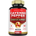6in1 קייאן פפר קפסולות עם שורש ג'ינג'ר, Beet Root, Black Pepper ועוד - 60 קפסולות - Kayenne תוסף תמיכה במערכת העיכול, Immunity Root