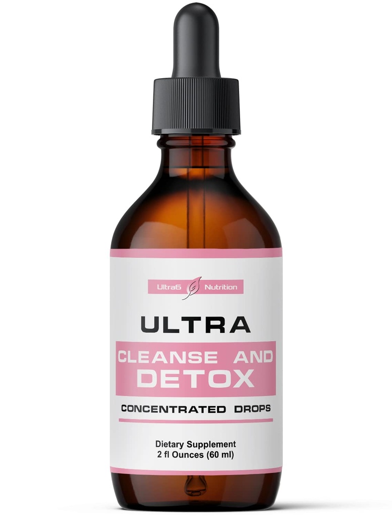 Liver Cleanse Detox & Fix טיפות עם תמצית חלב, ייצור שורש Dandelion ופלט Artichoke. A Liver Support & Liver Health Formula תוספת ניקוי ו- Liver Detox