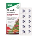 טבליות ברזל פלורה - תוספת ברזל עם ויטמין B, Folic Acid, ויטמין C & יותר - תמיכה באנרגיה - Vegetarian & Gluten-Free - 80 טבליות (80 משרתים)