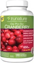 trunature Cranberry 650 מ"ג, 140 קפסולות צמחוניות (2 Pack)