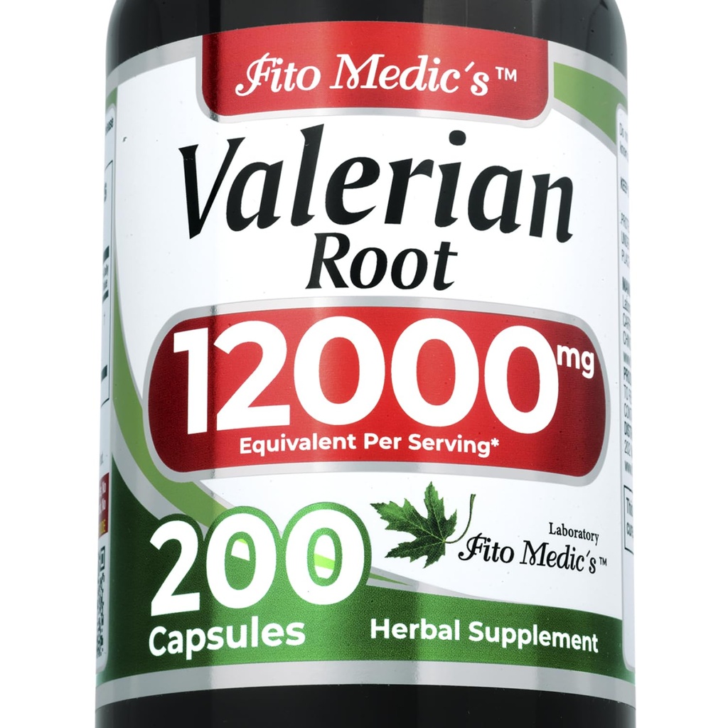 המעבדה של FITO MEDIC | Valan Root קפסולות |200 קפסולות | 12000 מ"ג | Valan Root Extract; Concentrate Extract;Ultra High Absorption.