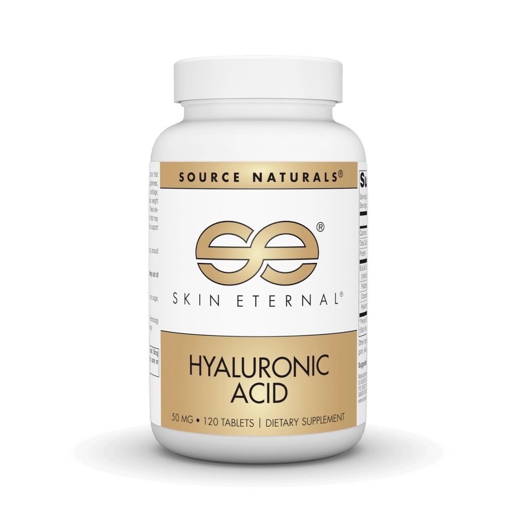 מקור: Skin Eternal Hyaluronic Acid, 50 מ"ג - 120 טבליות