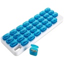 מארגנת גלולות חודשיות - 31 Day Pill מארגנת עם תרופות גדולות נשללות, Portable Pill Case Box ו- Holder for Daily Medicine and Vietnams, Great for Travel by MEDca