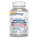 SOLAרי Liposomal Multivitamin לנשים 50 פלוס, הגדלת Absorption עם ברזל, ויטמין D, ויטמין C, B12, Biotin & More, Immune Support & Bone Health, טבעוני, 30 משרתים, 60 VegCaps