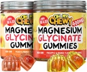 Magnesium Gummies Bundle - 2 בקבוקים (60 כל אחד) - Pineapple Orange & Peach מנגו