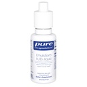 תכונות טהורות EmulsiSorb K2 / D3 נוזל | Enhanced-Absorption Emulsified ויטמין K2 ו- D3 עבור תמיכה רפואית ו- 0.7 Fl Oz