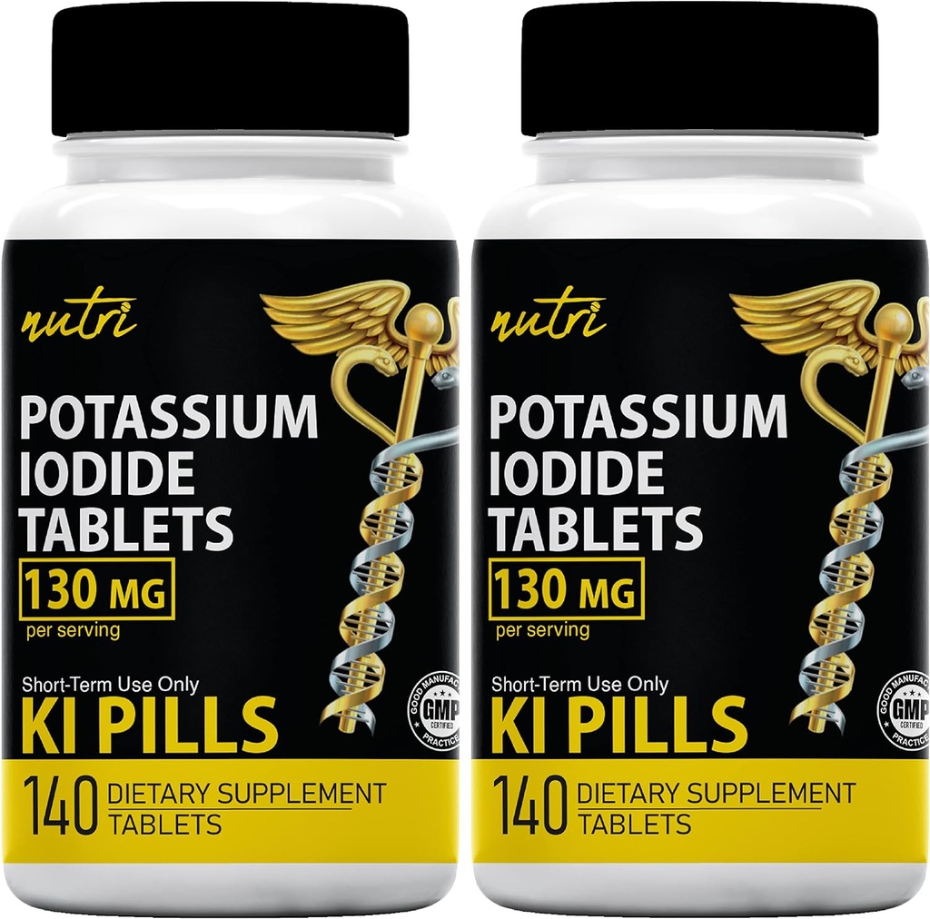 Potassium Iodide Tablet 130 מ"ג (2 Pack) -280 טבליות
