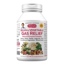 ANDREW LESSMAN Bean and Vegetable Gas Relief 60 Capsules - Natural Enzyme Complex Reduces Gas, Bloating from Beans, Cruciferous Vegetables, Fruits, Grains and Other Foods. Gentle and Effective