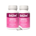 BeLive Myo-Inositol & D-Chiro Inositol תוסף - 2 Pack - 90 קפסולות כל - 40:1 Ratio עם חומצה פולית לנשים