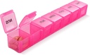 פינק XL נוסף שבועי גדול ו-Daily Pills/Vitamin/Fish Oil/Supplements (Pink)
