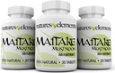 Maitake Mushroom - Pack of 3 - 10:1 לחלץ - 500 מ"ג טבליות - תקן 30% פוליצרידים - 1 חודש אספקה כל - 100% טבעי, צמחוני בטוח בטוח בטוח