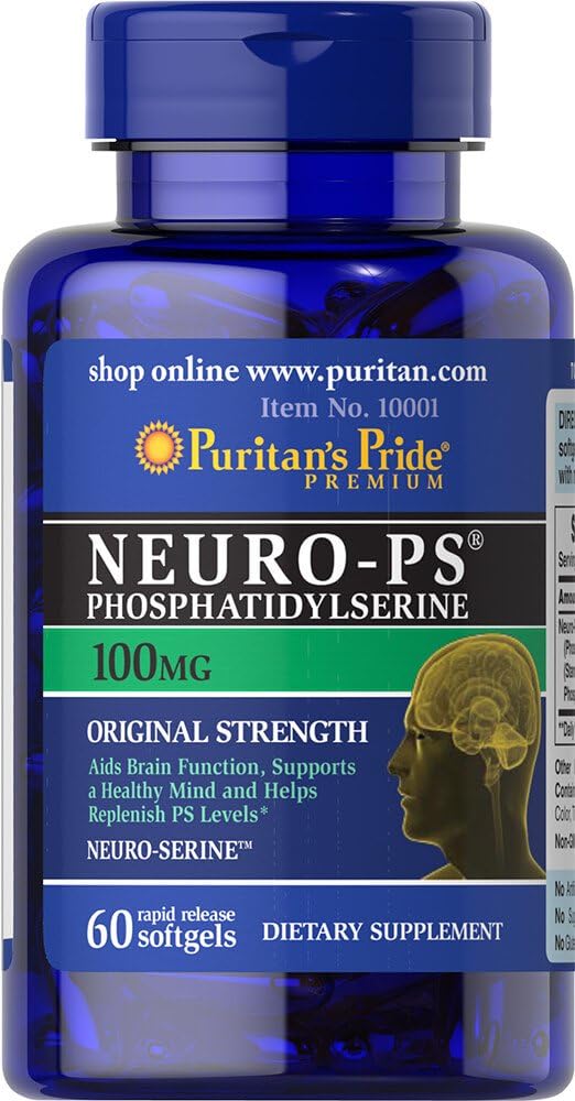 Puritan's Pride Neuro-PS (Phosphatidylserine) 100 מ"ג 60 Softgels