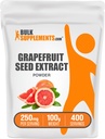 BulkSupplements.com Grapeפרי Seed אבקת לחלץ - Grapefruit Seed Supplements, Antioxidant Source - Herbal Supplement, Gluten Free, 250 מ"ג לשרת, 100g (3.5 oz) (Pack of 1)