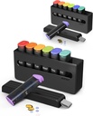 מארגנת גלולות שבועיות 2 פעמים ביום - Am Pm Pill Box 7 Day, Large Twice Medicine Pill Case עבור תרופות יומיות, ויטמינים, שמן דגים, תוספים של שבוע נייד גלולות הולבר.