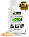 פרואני Maca Root אבקת קפסולות לגברים ונשים עם Maca שחור אורגני, Red Maca, צהוב Maca Root לחלץ קפסולות, Gelatinized 2000 מ"ג ליום, Lepidium Meyenii, פרואני גינזנג, גלולות טבעוניות