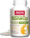 Jarrow Formulas BoneUp Vegetarian - 120 טבליות - תוספי Vegetarian / Vegan לבריאות העצם טבעוני - מקורות ידידותיים של ויטמין D3, ויטמין K2 (כ MK-7) ו Calcium - 60 משרתים