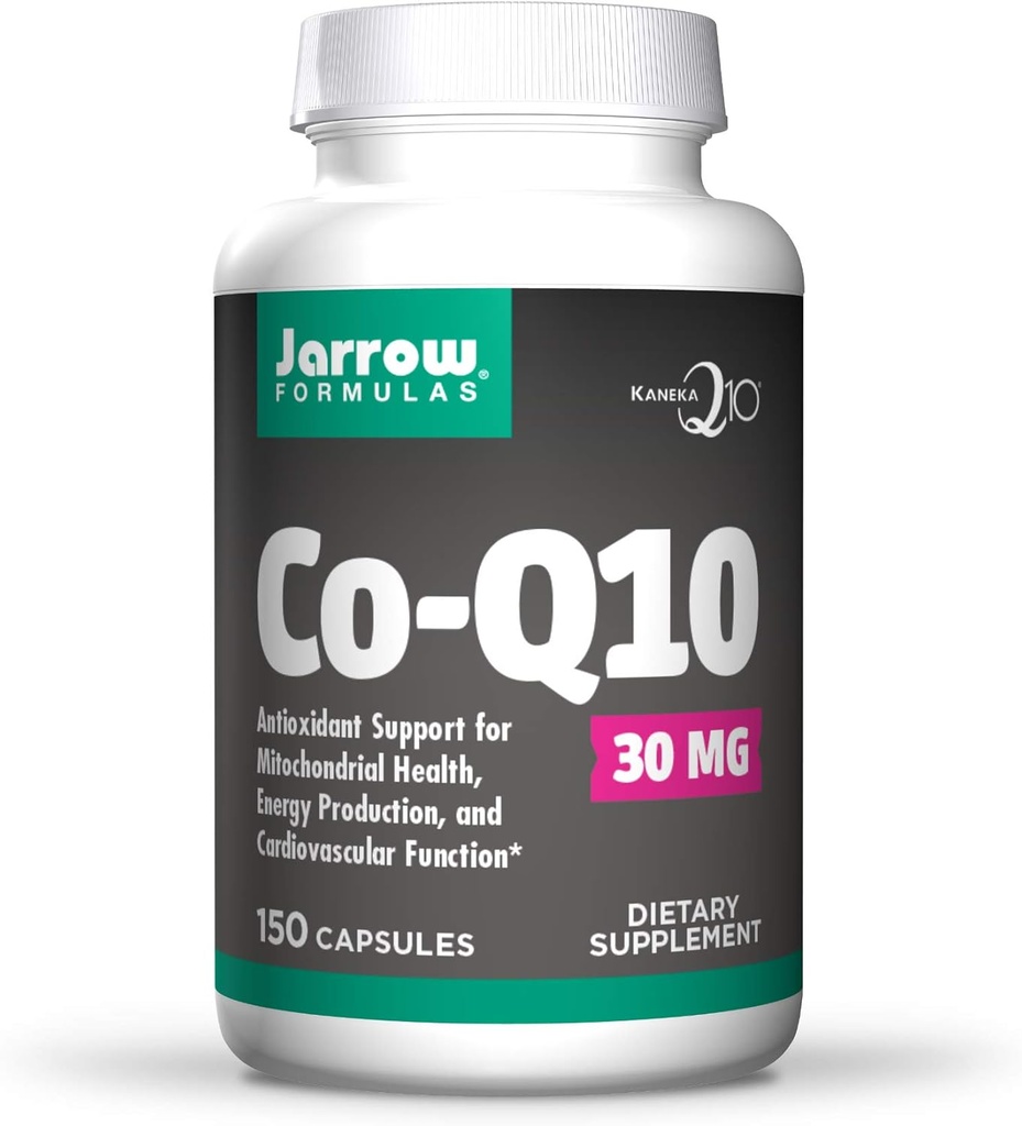 Jarrow Formulas Co-Q10 30 מ"ג, מקדם ייצור אנרגיה סלולרית, 30 מ"ג, 150 Caps