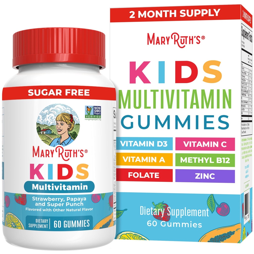 MaryRuth Organics Kids ויטמינים