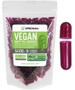 XPRS Nutra Size 3 קפסולות ריקות - 1000 Count ריקה טבעוני - גלולות צמחוניות - קפסולת ירקות DIY מילוי - Veggie Pill Caps (Purple Carrot)