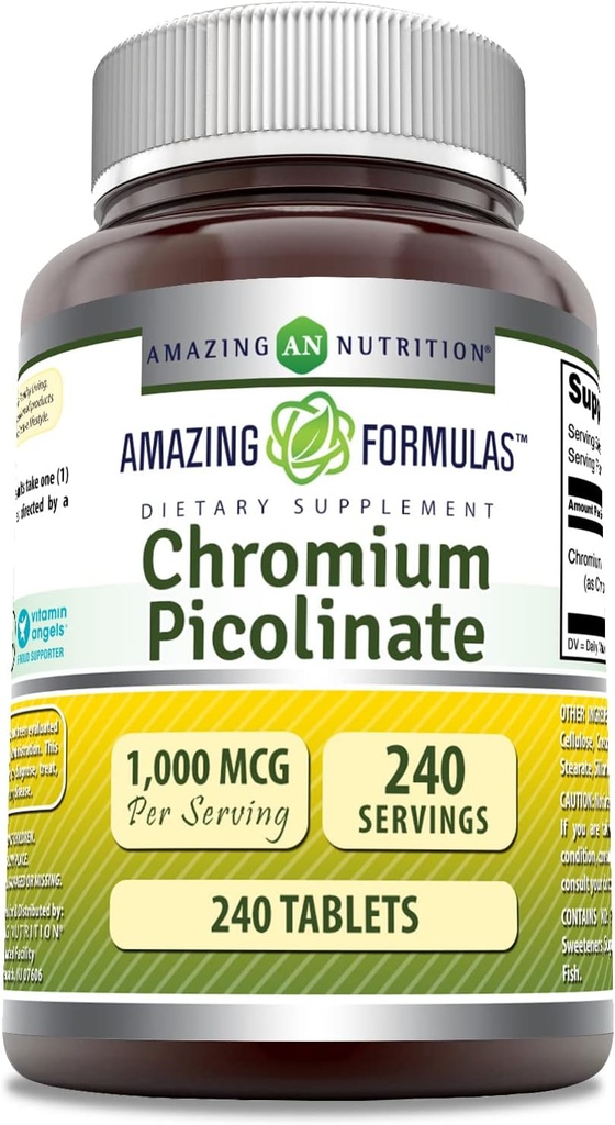 פורמולות מדהימות Chromium Picolinate 1000 Mcg | Tablets Supplement