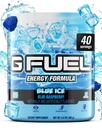 G דלק Blue Ice Energy אבקת, Pre Workout Caffeine Mix for Gaming, Sugar Free Focus Amino, ויטמין + Antioxidants, 9.9oz (כחול פטל, 40 משרתים)