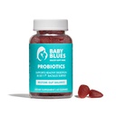 Baby Blues Probiotics for Women - Organic Strawberry Flavor - Gut, Immune, Skin & Vaginal Health - 5 מיליארד CFU DE111® - תוספת טבעונית עבור אמהות - תמיכה טרום / לידה
