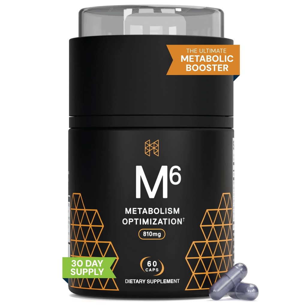 High Performance Nutrition Metabolism Booster, HPN M(6) Fat Burner, תוסף אובדן משקל טבעי, תמיכה שרירי Lean, להגדיל את האנרגיה, איכות הסביבה, קלינית נבדק, 60 קפסולות