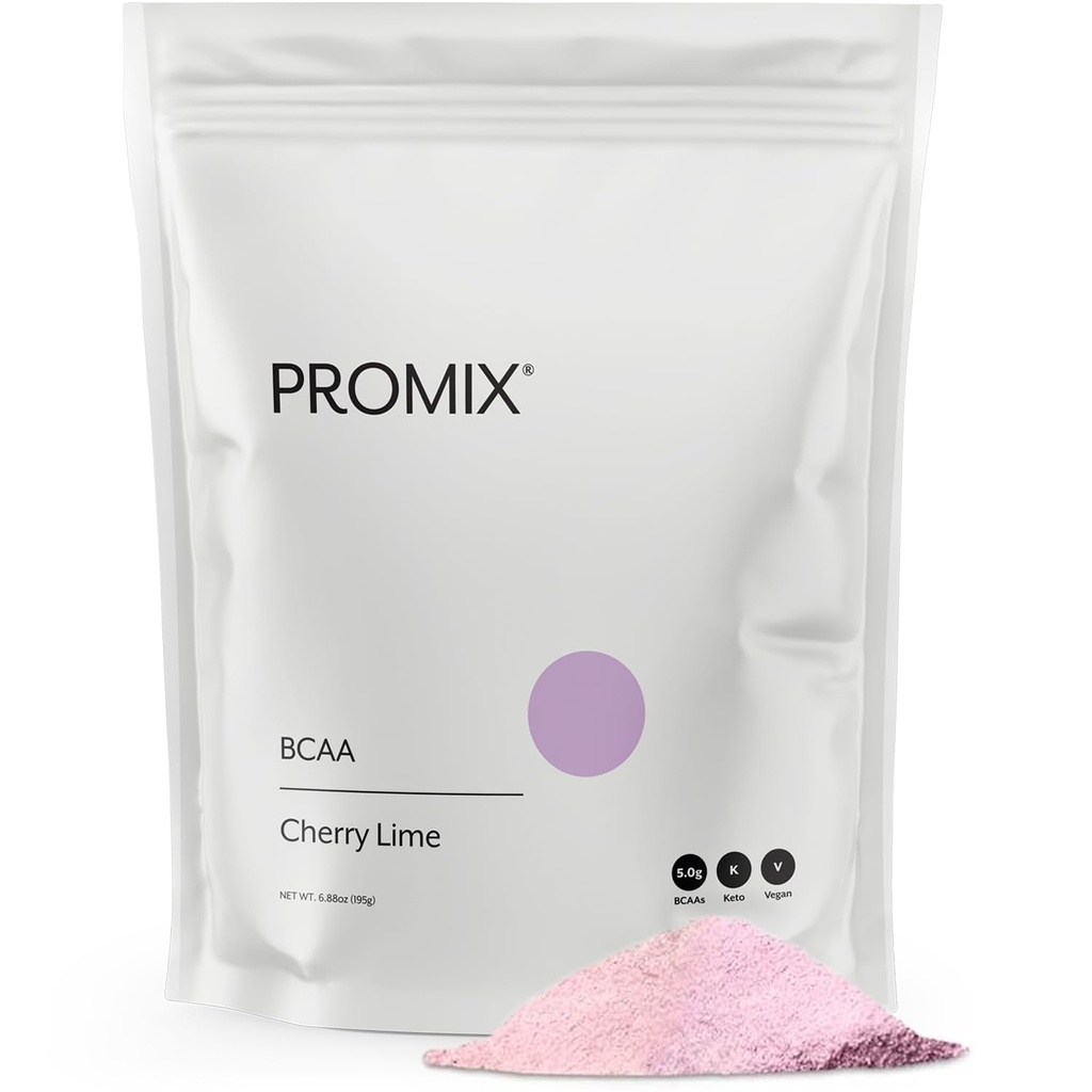 אבקת Promix Nutrition BCAA עם חומצות אמינו חיוניות, צ'רי לימונדה