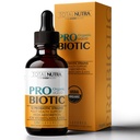Liquid Probiotic for Women, Men, Kids, Toddler Probiotic: USDA Organic Probiotics, Vegan Probiotic Liquid & Alfalfa Blend + Acidophilus for Gut Health, Dairy Gluten Sugar Free, Non-GMO Oral Probiotics