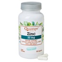Quantum Health Zinc Gluconate 22mg Daily Immunity Boost תוספי תמיכה אנרגיה, עיניים בריאות, שיער עור וציפורים - תמיכה מינרלים חיוני לנשים וגברים - 100 קפסולות