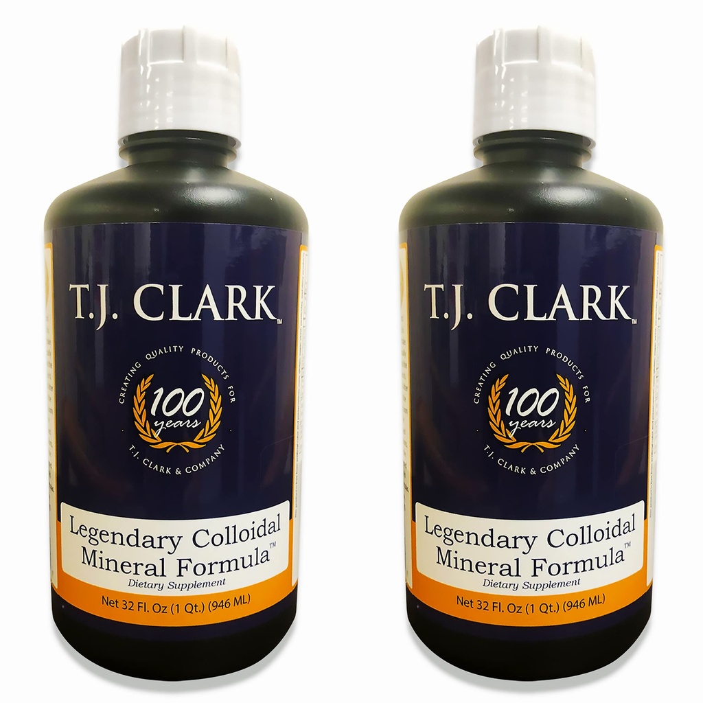 TJ Clark Legendary Colloidal מינרלים פורמולה 32 fl. oz. (2 Pack) על ידי T.J קלארק