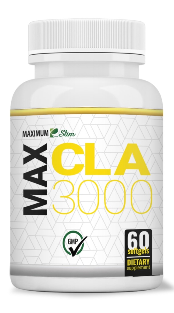 מקסימום סלים MAX CLA 3000, High Potency, Natural Weight Loss Enhancement, להגדיל את מסת השרירים Lean, Non-Stimulating, non-GMO 95% Pure CLA, 90 Count