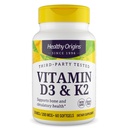 מקורות בריאים ויטמין D3 & K2 - ויטמין D3, 50 mcg - ויטמין K2, 200 mcg - בקלות Absorbable ויטמין D & ויטמין K - תוספי מזון non-GMO & Gluten-Free תוספים - 60 Softgels